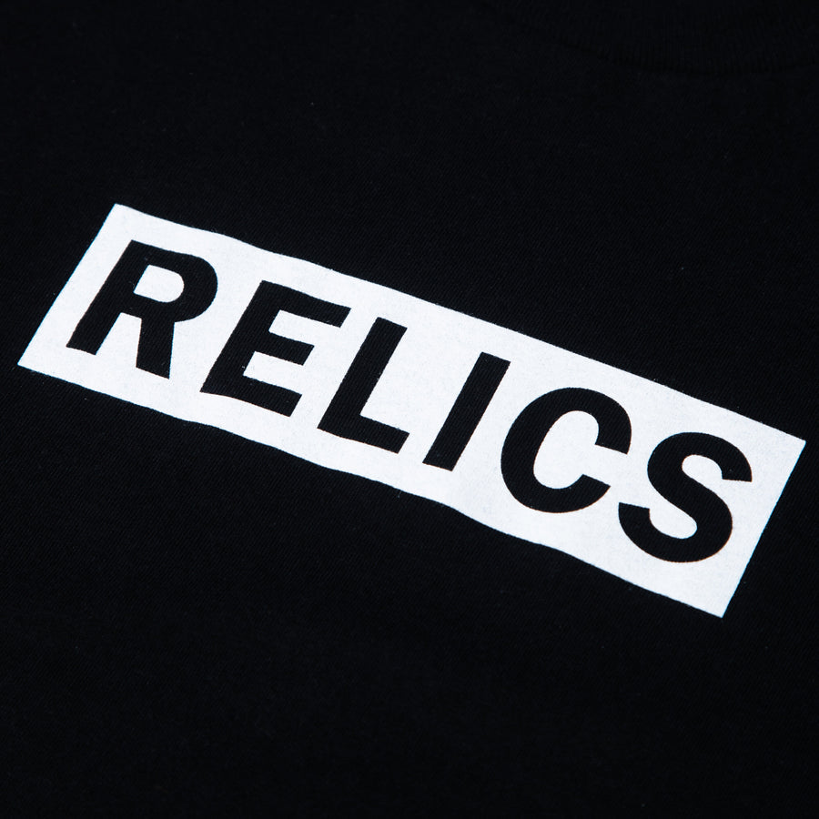 Relics Box Logo Tee Black Film Camera TSHIRT