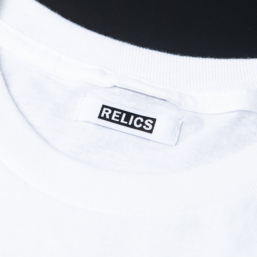 Relics Serif Tee White Film Camera Tshirt