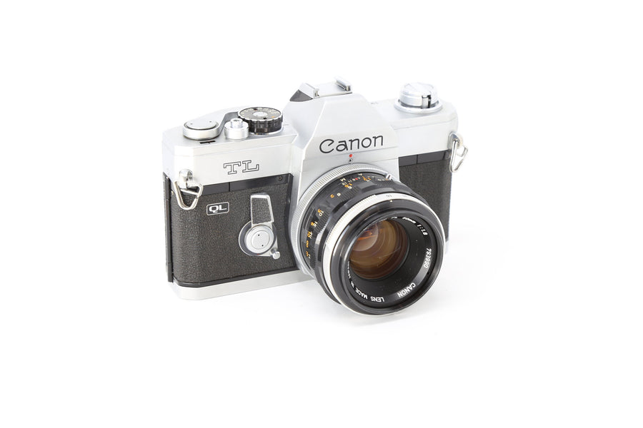 Canon TL 35mm Film Camera With 50mm 1.8 Lens