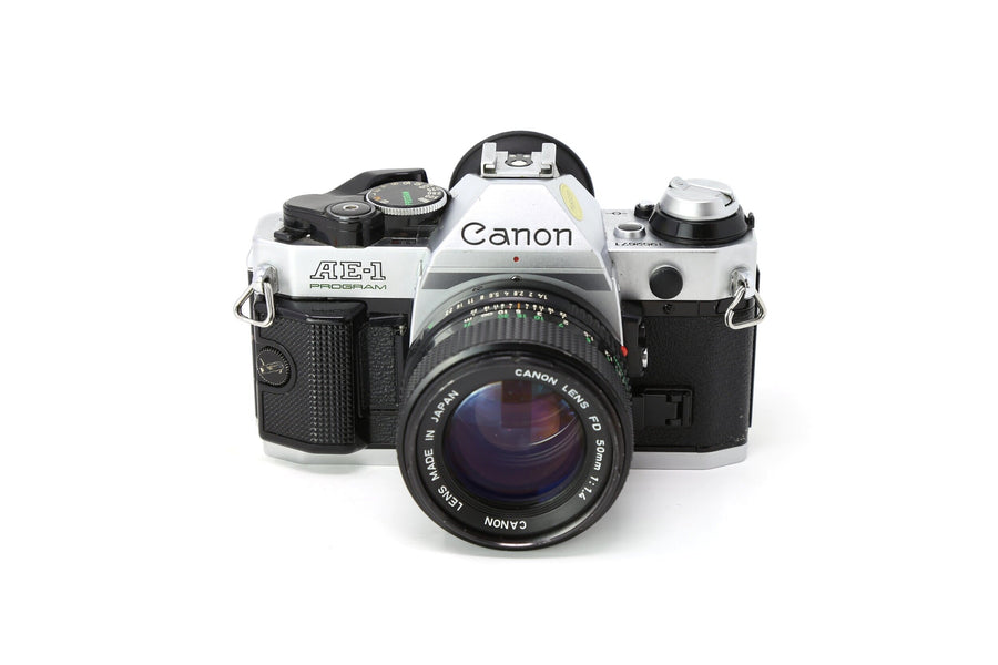 Canon AE-1 Program 35mm Film Camera With 50mm Lens