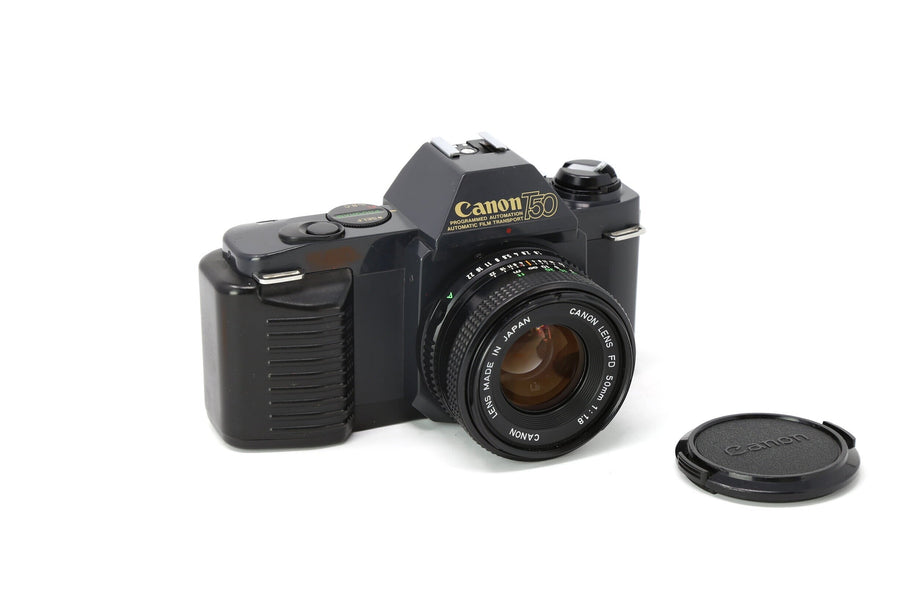 Canon T50 FD 35mm Film Camera With 50mm 1.8 Lens (March 1983)