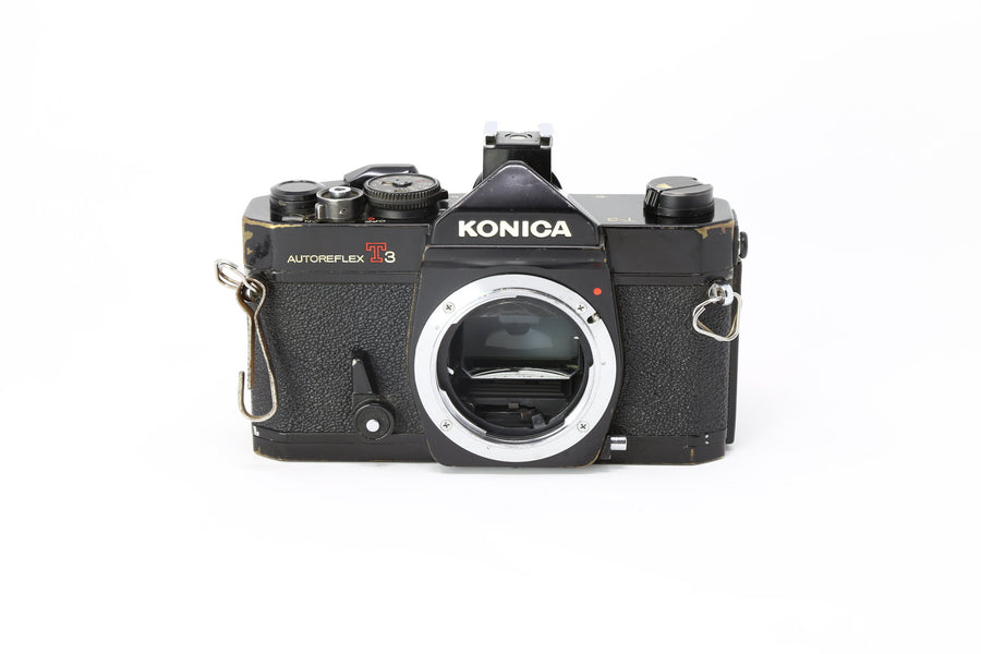 Konica AutoReflex T3 (Black) 35mm Film Camera With 40mm 1.8 lens