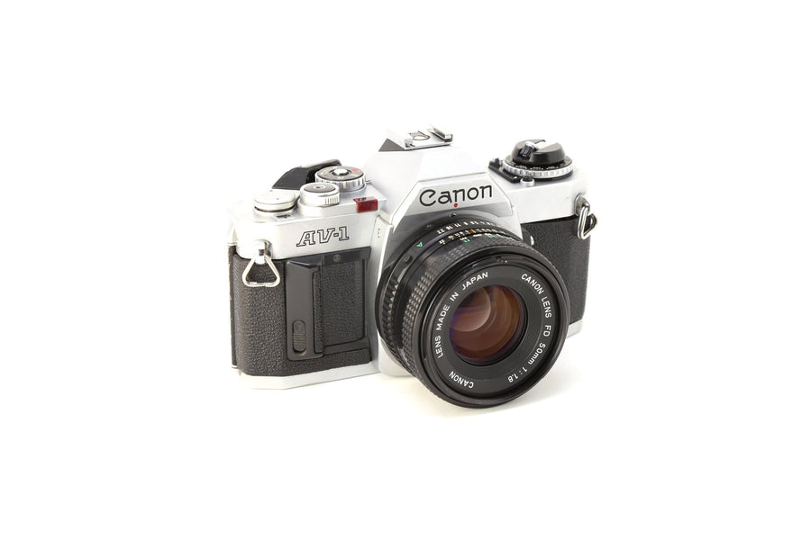 Canon AV-1 35mm Film Camera With 50mm Lens