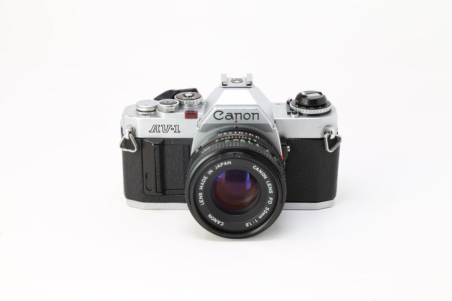 Canon AV-1 35mm Film Camera With 50mm Lens