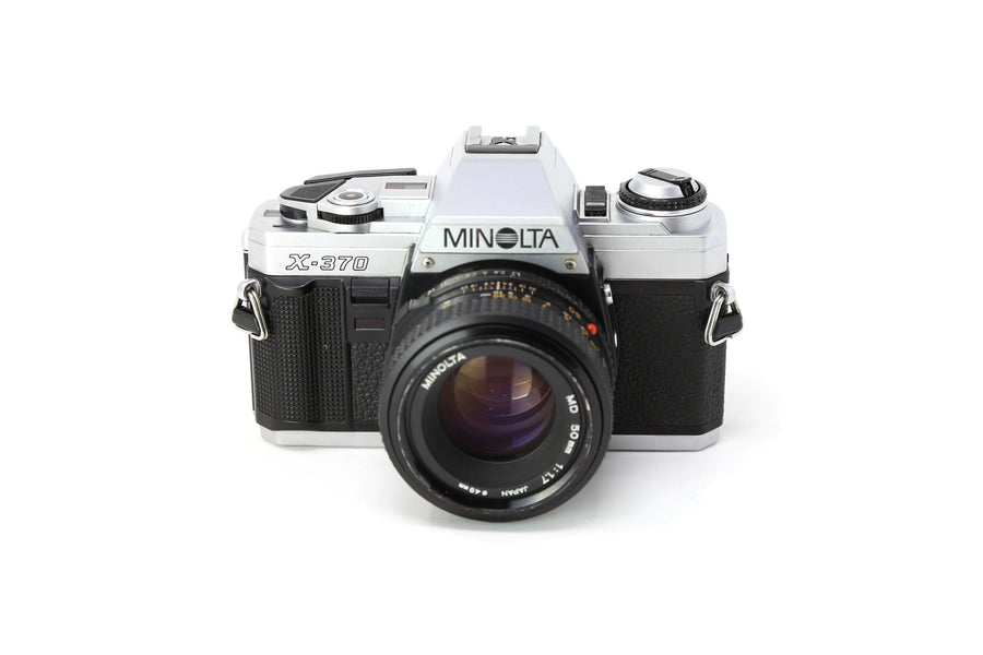 Minolta X-370 35mm Film Camera with 50mm lens (1984)