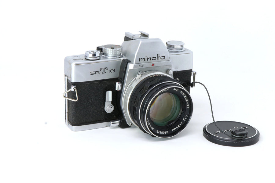 Minolta SRT 101 35mm Film Camera with 50mm lens (1969)