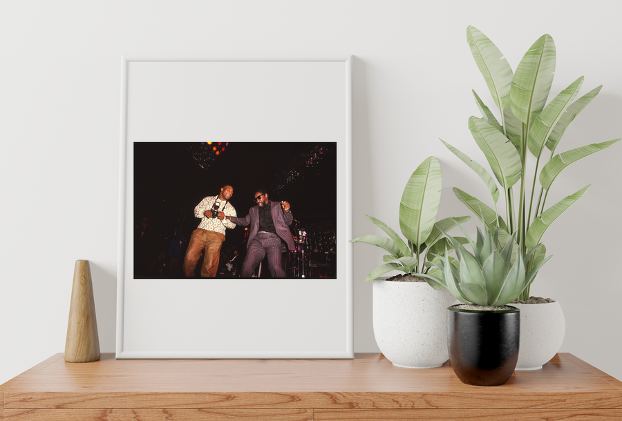 Mike Tyson & Bobby Brown Print